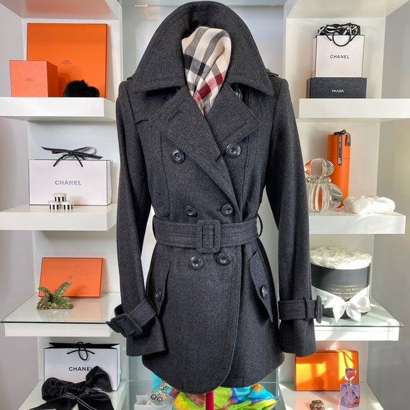 🆕 ❄️ BRAETAN WOOL BLEND PEACOAT NWOT - Picture 3 of 14